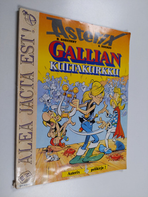 Rene Goscinny : Gallian kultakurkku - Asterix pelikirja 2