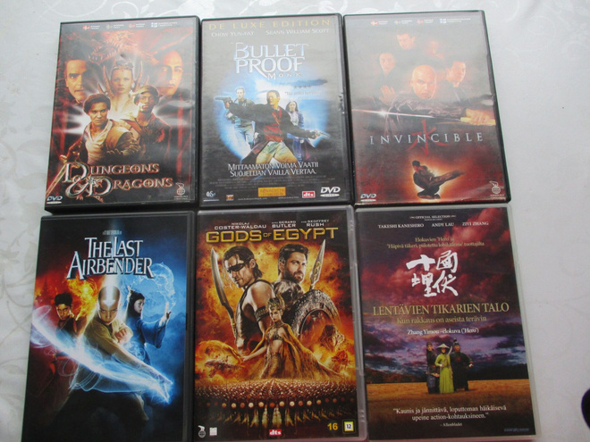 6 KPL DVD ELOKUVAA