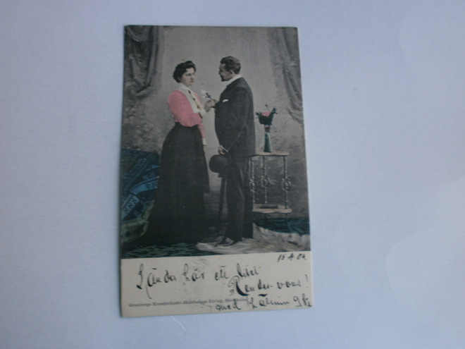 Pariskunnan hellä tapaaminen, p. 1903