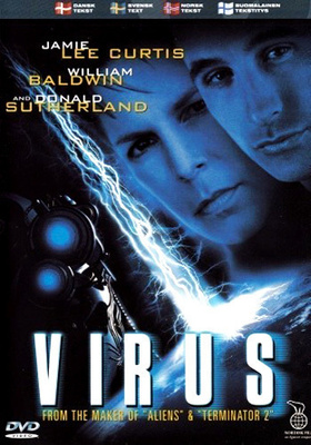 Virus 1999 Jamie L Curtis, W Baldwin, kauhu scifi --- DVD