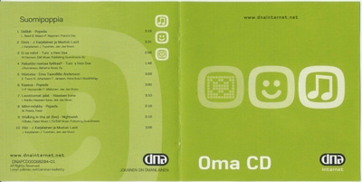 OMA CD "Suomipoppia" – kokoelma-CD, DNA 2002 - Nightwish ym.