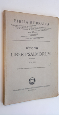 F. Buhl : Liber Psalmorum