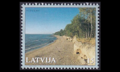 Latvia 551 ** Itämeren rannikkoluonto (2001)