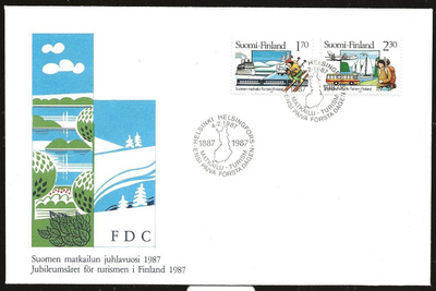 1987 FDC Suomen matkailu