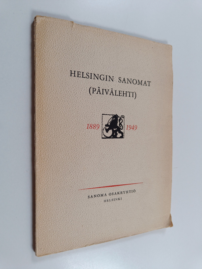 Helsingin Sanomat (Päivälehti) : 1889-1949