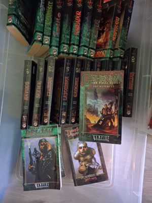WoD Vampire clan novel paketti