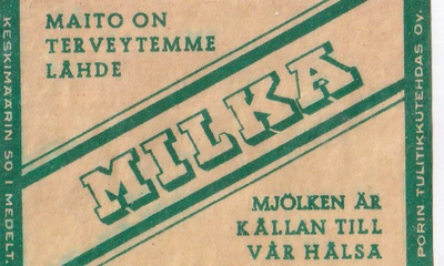 MILKA Maito on terveytemme lähde  b510