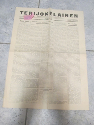 TERIJOKELAINEN SANOMALEHTI 3 / 1941