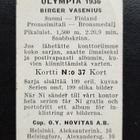 Novitas Olympia 1936 #37 Birger Vasenius - pikkukuva 2