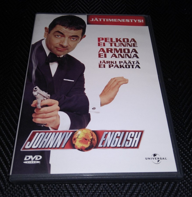 JOHNNY ENGLISH PELKOA EI TUNNE ARMOA EI ANNA DVD