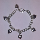 Snö of Sweden rannekoru Card charm sydän - pikkukuva 2
