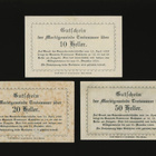 Itävalta Notgeld 10, 20, 50 Heller, Traismauer 1920 - pikkukuva 2