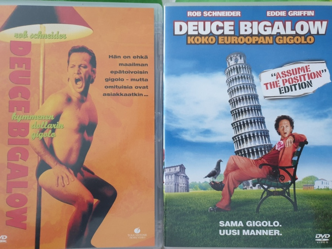 DEUCE BIGALOW GIGOLO 1&2 DVD ( Rob Schneider)
