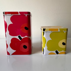 Marimekko Unikko peltirasioita 2 kpl - pikkukuva 4