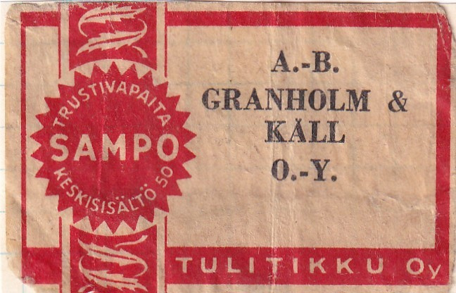 A.-B. Granholm & Käll O.-Y. Tulitikku Oy  s3
