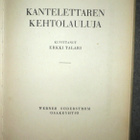 Kantelettaren kehtolauluja Kuvittanut Erkki Talari 1947 - pikkukuva 1