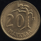 20 markkaa 1960 erittäin kaunis kl 9 - pikkukuva 1