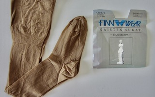 Finnwear kreppisukat 20 den sukkanauhoille, arviolta 8 - 8,5