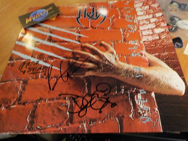 HELIX - WILD IN THE STREETS EX-/EX+ LP KOLMELLA NIMMARILLA