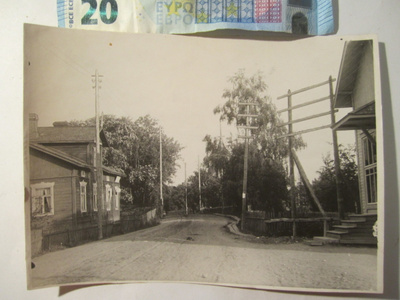 VANHA Valokuva Toijala 1930-l Postikortin Alkup.Mallikappale