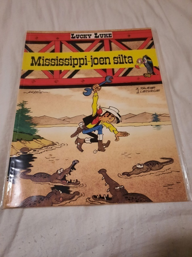 Lucky luke ,  missisippi-joen silta 1.p.