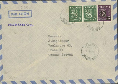 M30 1949 lentokirje CSR:ään