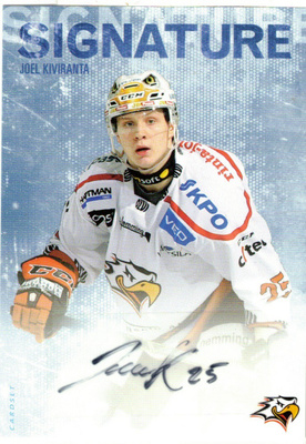 2016-17 Cardset JOEL KIVIRANTA Sport Signature nimmari