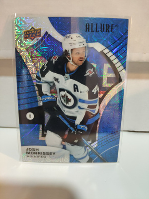 2021-22 Upper Deck Allure Blue Line #32 Josh Morrissey 17/35