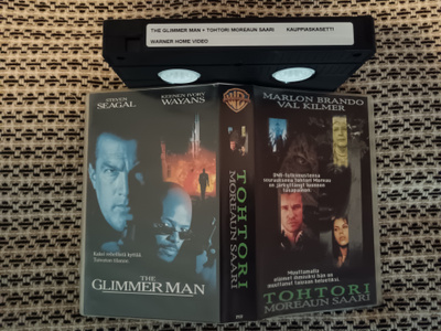 Glimmer man ja Tohtori Moreaun saari vhs