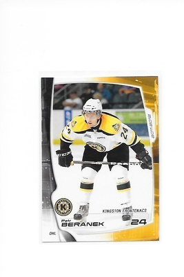 2011-12 Kingston Frontenacs #24 Petr Beranek ex- Tappara