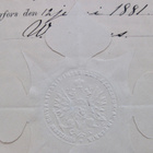 VANHA Todistus Säännöt Yliopisto Helsinki 1881 KOMEA Sinetti - pikkukuva 2