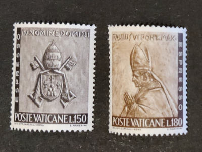 1966 Vatikaanivaltio Express stamps **