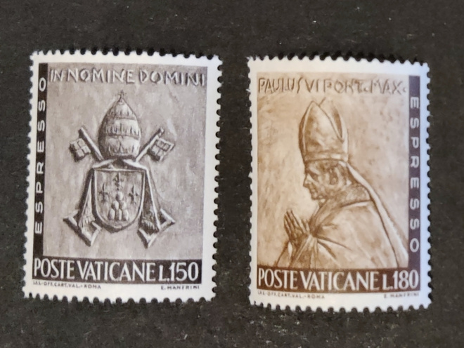1966 Vatikaanivaltio Express stamps **