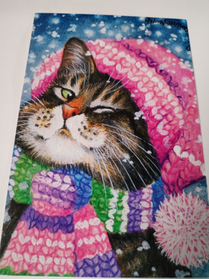 Kissa kortti,kulkematon.