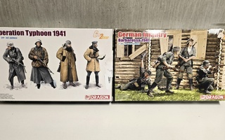 Dragon 1:35 German Infantry + Operation Typhoon pienoismalli