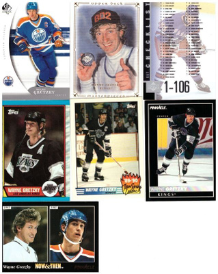 7 x WAYNE GRETZKY Kings, Oilers (a)