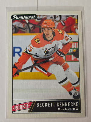 Beckett Sennecke 2025-26 Parkhurst Hockey Rookie