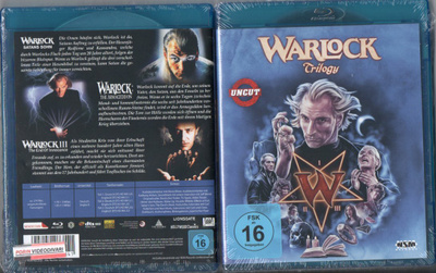 Warlock Trilogy (74 266) UUSI -DE- BLU-RAY (3) 3 movie, a