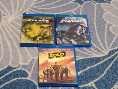 Star Wars 1-6 ja Solo Elokuvat Blu-Ray