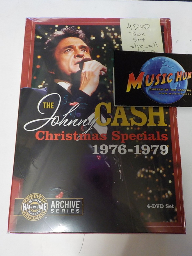 JOHNNY CASH - CHRISTMAS SPECIALS 1976-1979 4DVD BOKSI