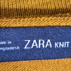 Sinapinkeltainen neuletakki M Zara knit joustava - pikkukuva 4