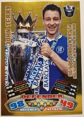 John Terry jalkapallokortti Chelsea PL Champions 2004-2005