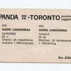 Purkkakuva Panda Jääkiekko MM-Toronto. Harri Linnonmaa - pikkukuva 2