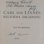 Elis Malmeström : Carl von Linnes religiösa åskådning (te... - pikkukuva 3
