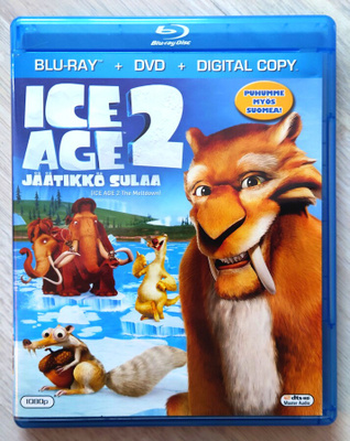 Ice Age 2 - Jäätikkö sulaa (Bluray + DVD)