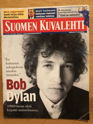 Suomen Kuvalehti SK 49 (9.12.2005) Bob Dylan