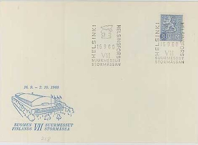 SUOMEN SUURMESSUT 1960 blankkokuori
