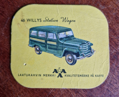 AAA KAHVIKUVA 46 Willys Station Wagon