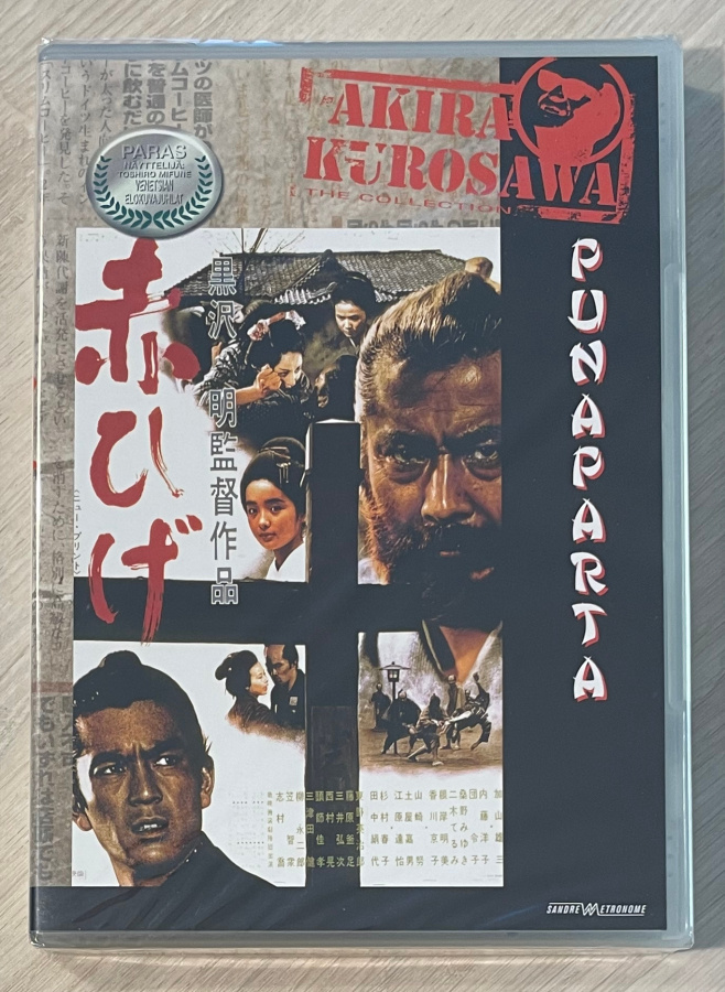 Akira Kurosawa: PUNAPARTA (1965)  Toshiro Mifune (UUSI)