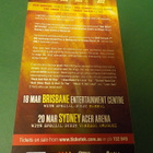 KISS AUSTRALIA 2008 MAINOS FLYER BRENTIN NIMMARILLA - pikkukuva 3